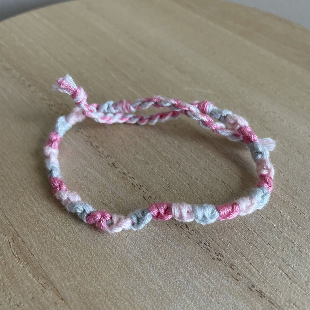 Jasper Bracelet, anklet, trendy, comfortable, tie, embroidery thread, woven, gif